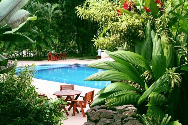 Pool Area Landscaping in Prescott Valley
