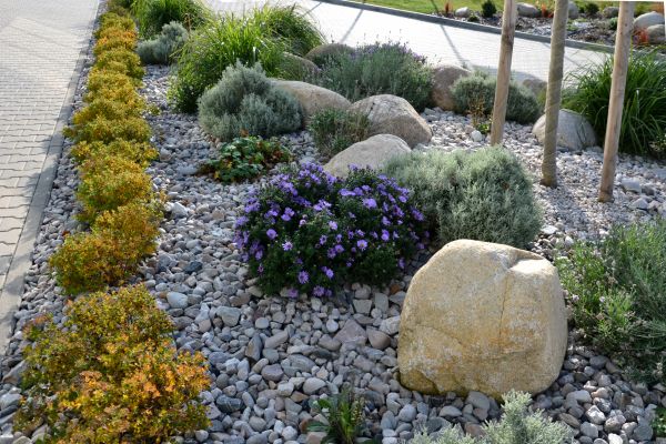 Decorative Rock Installation in Prescott Valley